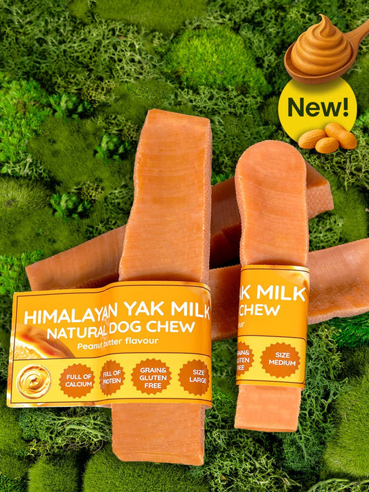 Peanut Butter Yak Dog Chew Delight