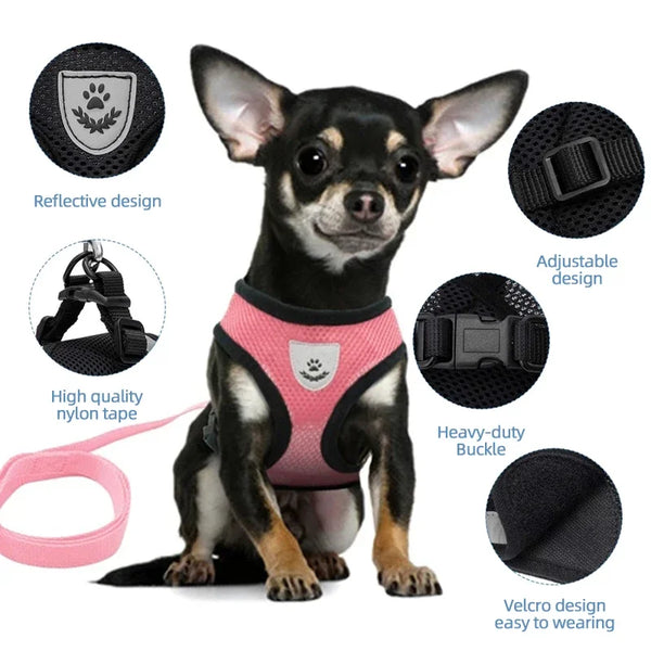 Breathable Pet Harness Vest
